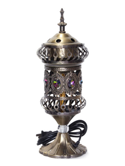 Bakhoor Burner Electric Tower Ornate Jewels