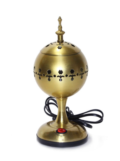 Bakhoor Burner Electric Globe Gold