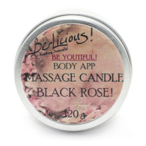 Body App Massage Candle Black Rose