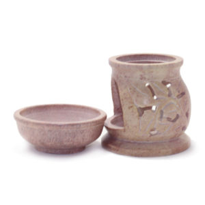 Essential Oil / Fragrance Oil / Wax Tart Diffuser Soapstone Hand Carved